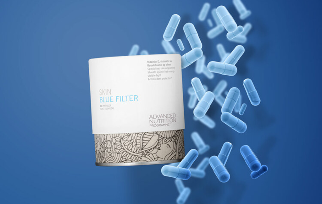 Skin Blue Filter Nahrungsergänzung zum Schutz der Haut vor blauem Licht 